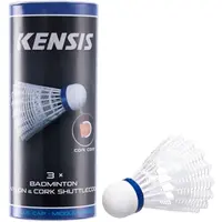 Kensis NSC 3 MEDIUM Badmintonové míčky, bílá, velikost