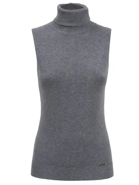 Influencer Top  sivá