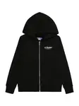 Jack & Jones Junior Tepláková bunda  čierna / biela