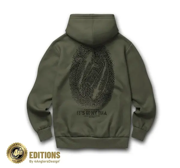 4anglersdesign mikina carp fishing ... it´s in my dna - xxl