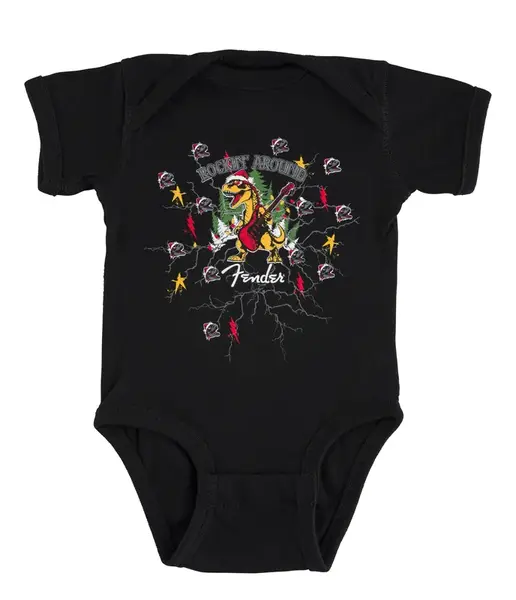 Fender 2025 Christmas Dinosaur Baby Bodysuit 3-6 Months