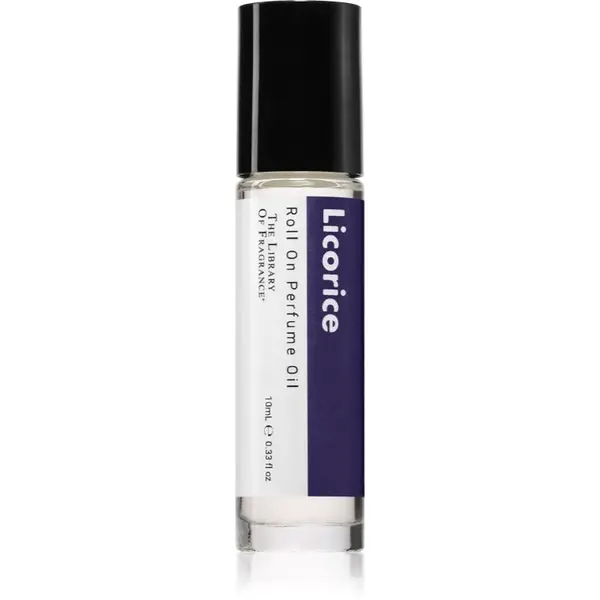 The Library of Fragrance Licorice telový olej roll-on unisex 10 ml