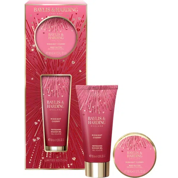 Baylis & Harding Midnight Cherry darčeková sada na telo