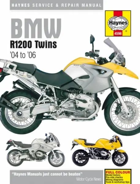 BMW R1200 Twins (04 - 09) Haynes Repair Manual - Haynes Publishing