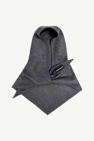 Nákrčník s přídavkem vlny Ruslan Baginskiy šedá barva, HOD030-WP-FLT