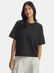 Under Armour UA HWT Boxy Wash SS-BLK Women's T-Shirt - Women's