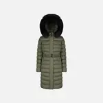 Khaki Women's Down Jacket Geox Catria - Ladies