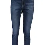 Tmavomodré dámske skinny fit džínsy Calvin Klein Jeans