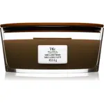 Woodwick Sand & Driftwood vonná sviečka s dreveným knotom (hearthwick) 453 g