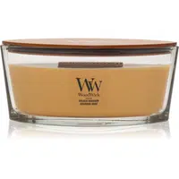 Woodwick Golden Bourbon vonná sviečka s dreveným knotom (hearthwick) 453.6 g