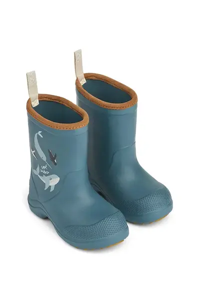 Dětské holínky Liewood Aston Rainboot modrá barva, LW20058