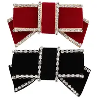 4Pcs 2 Colors Bowknot Velvet Shoe Decorations