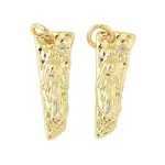 Brass Micro Pave Clear Cubic Zirconia Pendants