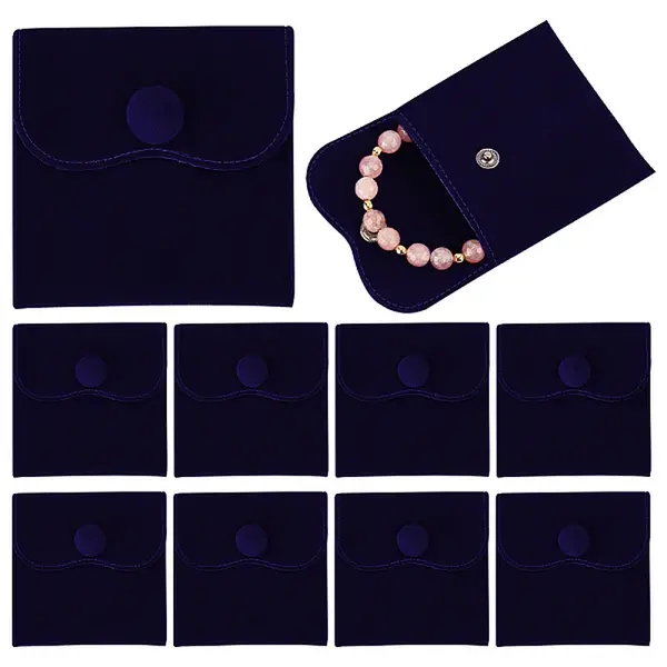 10Pcs Velvet Jewelry Pouches