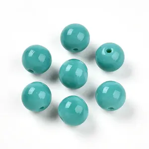 Opaque Solid Color Glass Beads