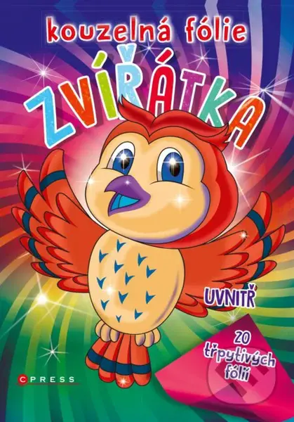 Kouzelná folie: Zvířatka (uvnitř 20 třpytivých fólií)