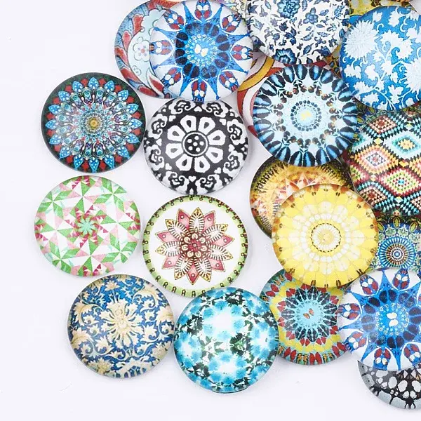 Flatback Glass Cabochons for DIY Projects