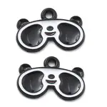 Panda Theme Alloy Enamel Pendants