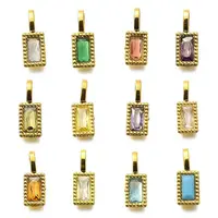 304 Stainless Steel Rhinestone Charms