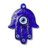 Blue Evil Eye Resin Pendants