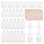 24Pcs PET Plastic Empty Refillable Travel Bags