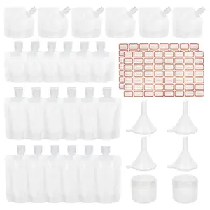 24Pcs PET Plastic Empty Refillable Travel Bags