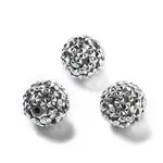 Acrylic Rhinestone Ball Beads