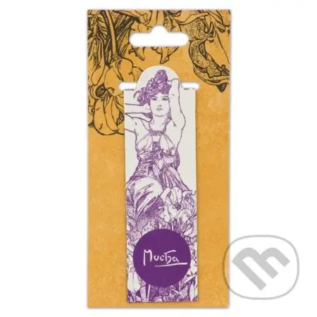 Magnetická záložka Alfons Mucha – Amethyst