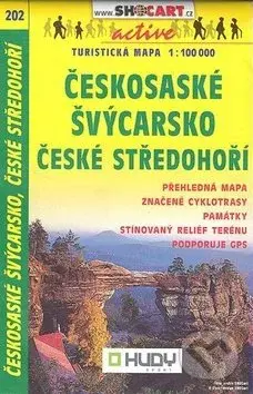 Českosaské Švýcarsko, České středohoří 1:100 000