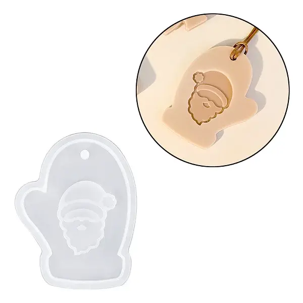 Christmas Theme DIY Silicone Pendant Molds
