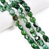 Dyed Natural Agate Beads Strands