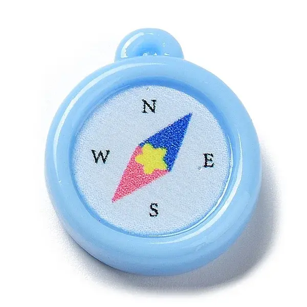 Ocean Theme Cartoon Opaque Resin Cabochons