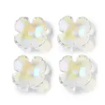 Electroplate Glass Bead Caps