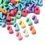 Opaque Acrylic European Beads