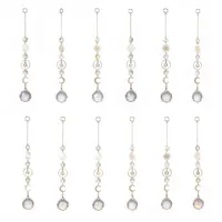 Glass Teradrop Hanging Suncatchers