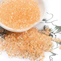 6/0 Inside Colours Fringe Glass Seed Beads