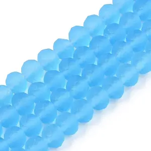 Transparent Glass Beads Strands