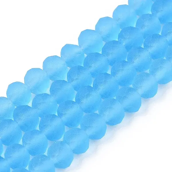 Transparent Glass Beads Strands