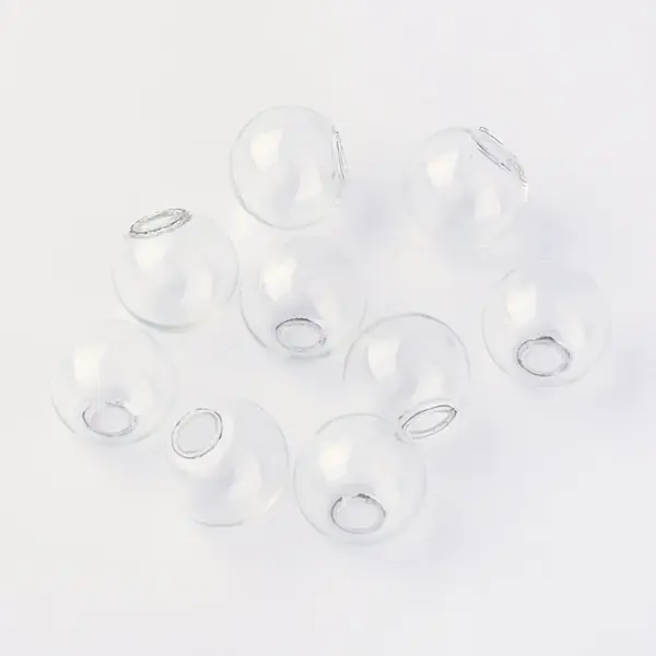 Round Mechanized One Hole Blown Glass Globe Ball Bottles
