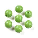 Opaque Solid Color Glass Beads
