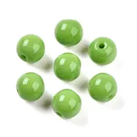 Opaque Solid Color Glass Beads