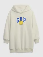 GAP Dětské mikinové šaty & Smiley® - Holky