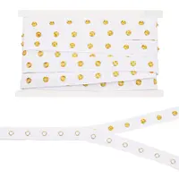 5 Yards 201 Stainless Steel Snap Button Tape