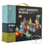 Guličková dráha magnetická plastová 75ks (8 guličiek + príslušenstvo s batériami a svetlom) - hra z kategorie Stavebnice