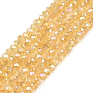 Electroplate Glass Beads Strands