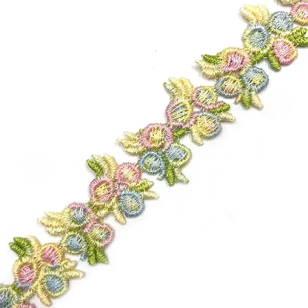 Flower Polyester Jacquard Ribbon