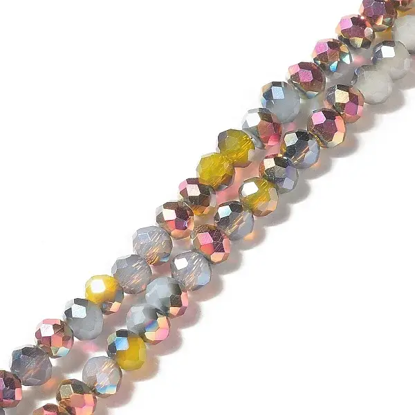 Electroplated Glass Beads Strands