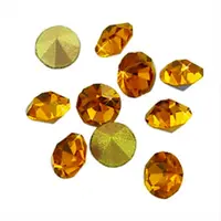 Glass Pointed Back Rhinestone