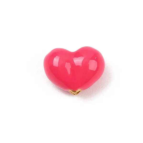 Brass Enamel Beads