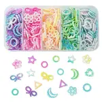 30G 5 Colors Spray Paint ABS Plastic Cabochons